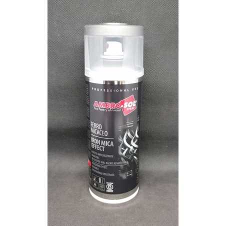 Vernice smalto spray ferro micaceo grigio antracite.