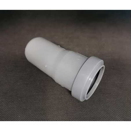 Gomito polipropilene 15 gradi, Ø 40 mm.