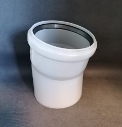 Gomito polipropilene 15 gradi, Ø 110 mm.
