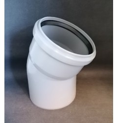 Curva aperta polipropilene 30° Ø 110 mm.