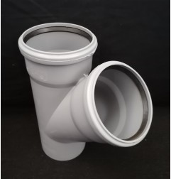 Derivazione braga polipropilene 45° Ø 110 mm.