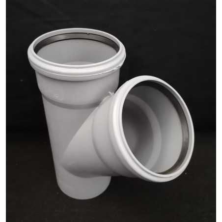 Derivazione braga polipropilene 45° Ø 110 mm.