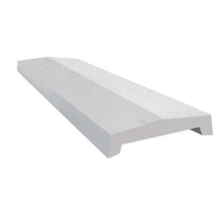 Coprimuro gettato incastro grigio 100x5,5 cm, 26,5-33 cm.