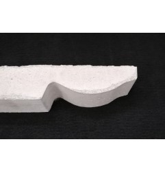 Zampino gronda in cemento armato fino a 1 m 1 onda L 0,70 m.
