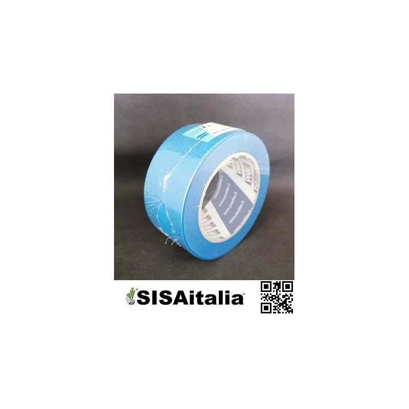 Nastro in carta per esterni anti UV waterproof 50 mt Perfect Mask® 610 Blu 1406 Panfilm, 50 mm.