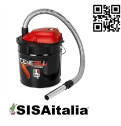 Aspiracenere elettrico CENERILL 1000 W 18 L.