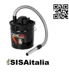 Aspiracenere elettrico CENERIX 800 W 18 L.