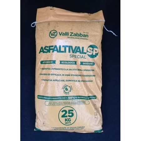 Asfalto freddo 25 kg sacco giallo.