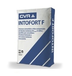 Intonaco di sottofondo cementizio Intofort F Cvr 25 kg.