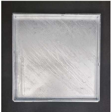 Sigillo pesante zincato lamiera H 5 cm 70x70 cm.