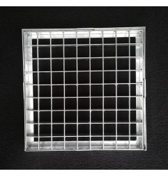 Griglia zincata con telaio maglia 33x33 mm 30x30 cm.