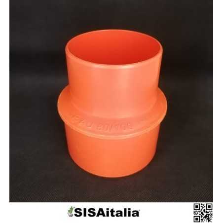 Raccordo pvc arancio aumento Ø 80-100 mm.