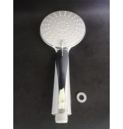 Doccetta 5 funzioni con griglia Ø 120 mm Viorica mod. 02701 cromata.