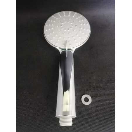 Doccetta 5 funzioni con griglia Ø 120 mm Viorica mod. 02701 cromata.