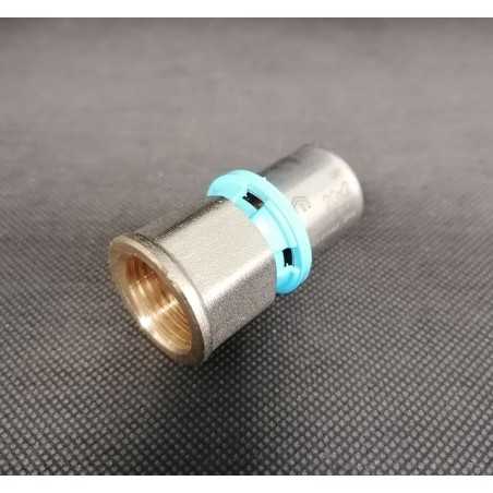 Dritto a pressare Gerpex LBP femmina per tubo multistrato, 28180036 Emmeti 20x1/2".