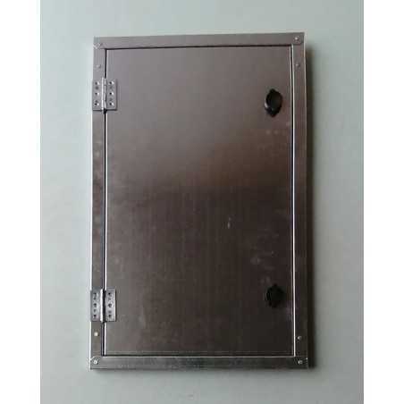 Sportello per contatore gas zincato a tenuta stagna H 540 x L 340 mm.