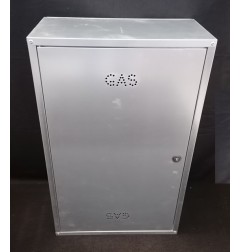 Cassetta gas lamiera zincata H 80 x L 50 x W 25 cm.