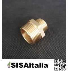 Riduzione con vite ottone M-M 3/4x1/2.