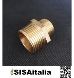 Riduzione con vite M-M 1x3/4.
