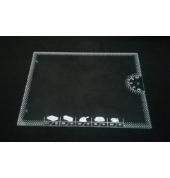 Vetro forno 255 x 336 mm stufa legna lincar modello 148SX - 149SX.