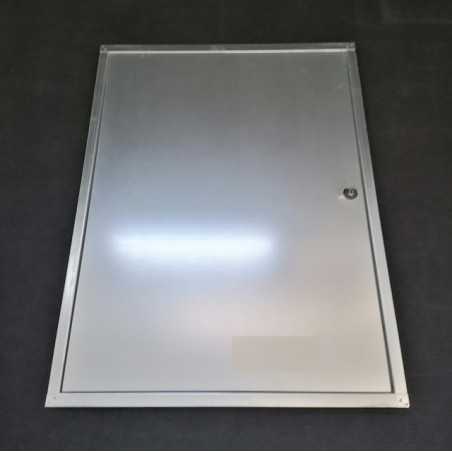 Sportello lamiera zincato contatore acqua L 60 x H 80 cm.